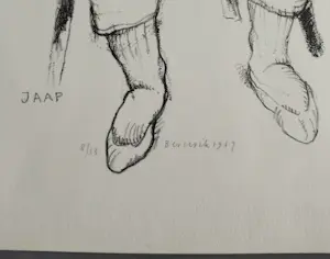 Herman Berserik - Herman Berserik - Jaap - gesigneerde litho kopen? Bied vanaf 65!