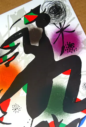 Joan Miro - Originele lithografie IV - Litografo (Band III) 1977 , Mourlot 1116 kopen? Bied vanaf 119!