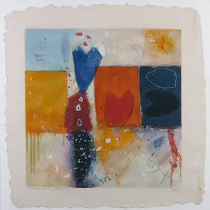 Alexander Vogels - Zeefdruk, Zonder titel - Ingelijst kopen? Bied vanaf 1!