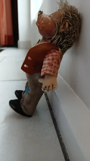 Curiosa - Mecki Steiff egel vintage speelgoed antiek 50s kopen? Bied vanaf 10!