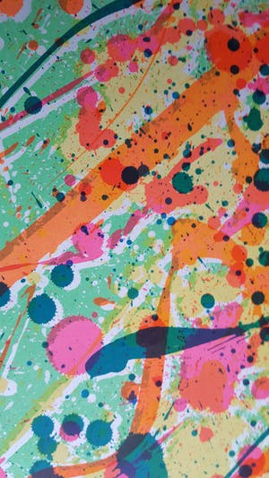 Walasse Ting - Zeldzame litho uit 1974 slechts 50 exemplaren. Als hommage aan Sam Francis. kopen? Bied vanaf 395!