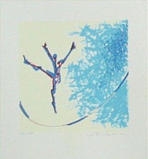 Harrie Gerritz - e.a: zes zeefdrukken: Koe, Vogel, Ezel, Dancer I, II, III kopen? Bied vanaf 29!
