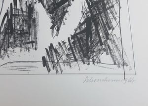 Jan Schoonhoven - Jan Schoonhoven 1914-1994 originele handgesigneerde,genummerde litho uit 1987 kopen? Bied vanaf 250!