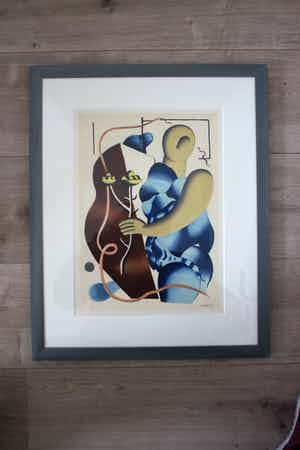 Fernand Leger - Figure - uit Derriere le miroir 79-80-81 / 1955 verkocht voor € 75!