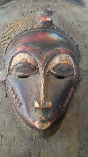 Brons (Onbekend) - Houten masker Baule Ivoorkust kopen? Bied vanaf 59!