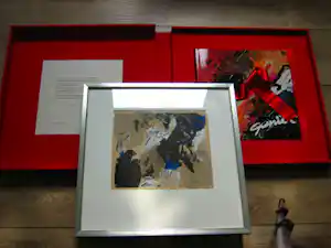 Gerriet Postma - Originele gouache. Met boek. Gelimiteerde uitgave 15/75. verkauft für € 135!