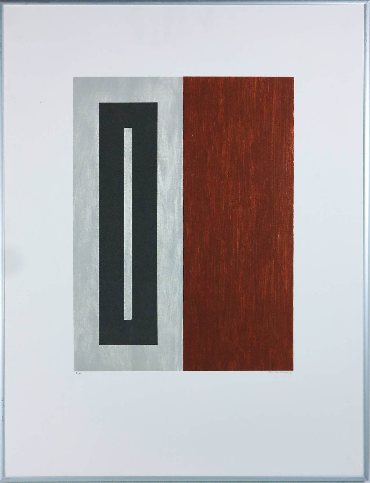 Bert Loerakker - Zeefdruk op papier, Stilleven III - Ingelijst kopen? Bied vanaf 75!