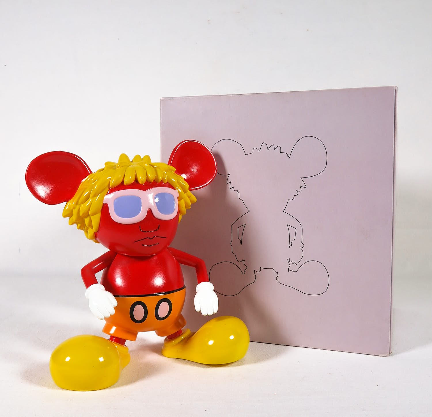 Keith Haring - Rode Andy Mouse door 360ToyGroup kopen? Bied vanaf 1!