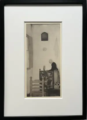 Jan Mankes - Originele Heliogravure Moeder in Kamer 1923 kopen? Bied vanaf 95!