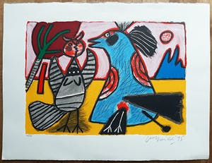 Corneille - Oiseaux, zeefdruk kopen? Bied vanaf 125!