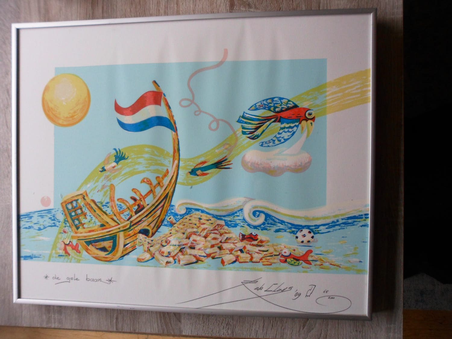 Rob Clous - Kleurenets. Titel, De gele baan. kopen? Bied vanaf 25!