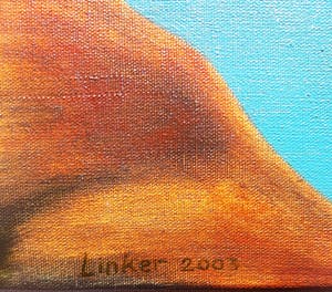 Harold Linker - Landescape 2, olieverf op doek (zeer groot!) kopen? Bied vanaf 1!