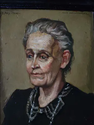 Anton Molkenboer - Portret van Agatha Verstege-de Grijs kopen? Bied vanaf 100!