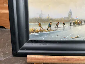 L. van Vugt - IJspret in de polder. kopen? Bied vanaf 200!