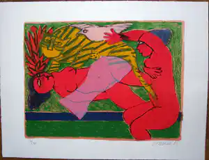 Corneille - Tigres Amoureux verkocht voor € 175!