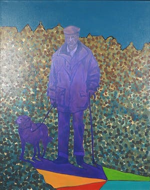 Valentin Bakardjiev - Olieverf op doek, De wereld draait door IV, (Groot) kopen? Bied vanaf 100!