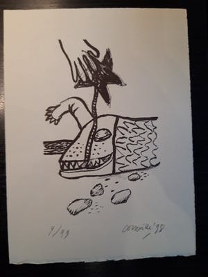 Corneille - litho, handgesigneerd en ingelijst, oplage 99 stuks kopen? Bied vanaf 90!