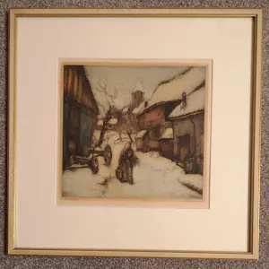 Jacques Hervens - Winter im Dorf kopen? Bied vanaf 39!