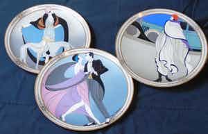 W.S W.S. George - 3 Plates: Art Deco Style in Motion series by Marcy McDonald. verkocht voor € 25!