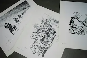 Fritz Behrendt - 24 tekeningen in map (gesigneerd) & originele (onbekende) tekening Helmut Kohl kopen? Bied vanaf 50!