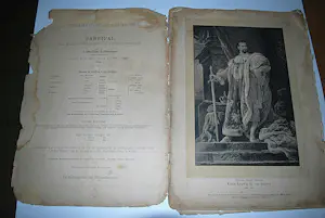 Antiquarisch Boek - Wagner's Parsifal Bayreuth 1884 & monografie 1904- beiden uiterst schaars kopen? Bied vanaf 150!