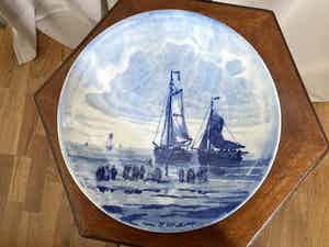 Porceleyne Fles - Wandbord naar Mesdag verkocht voor € 85!