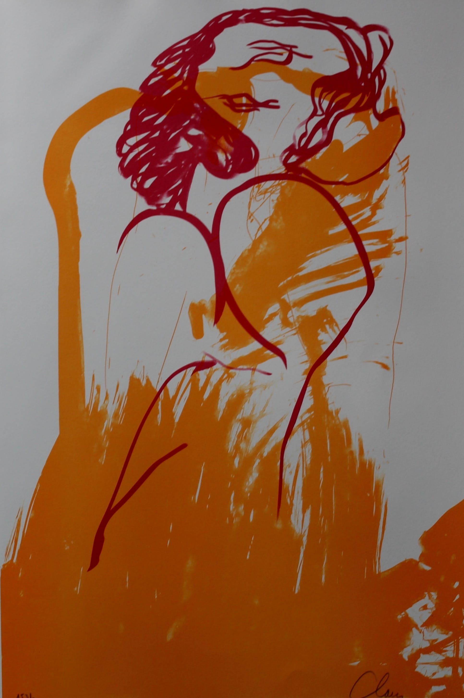 Hugo Claus - Litho met gedicht: Zomer 1 verkocht voor € 85!