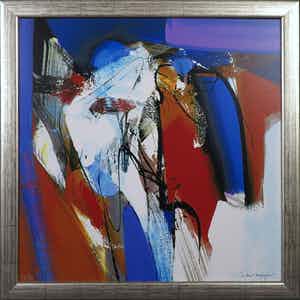 Peter Meijer - Zeefdruk, Zonder titel 4 - Ingelijst verkocht voor € 50!