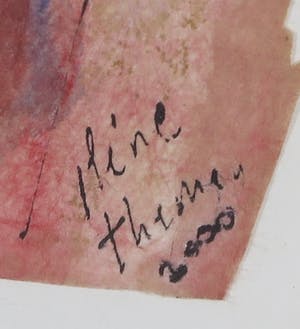 Ilene Themen - Gemengde techniek op papier, Figuur kopen? Bied vanaf 50!