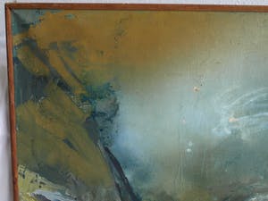 Peter Engels - Ingelijst, olieverf op doek, “Voorjaar” – gesigneerd – 1961 kopen? Bied vanaf 75!