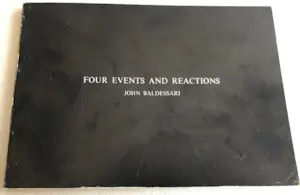 John Baldessari - FOUR EVENTS AND REACTIONS kopen? Bied vanaf 1!