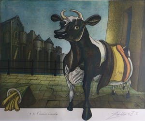 Rob Clous - de Vlaamse Leeuw | kleurenets - mooi ingelijst kopen? Bied vanaf 55!