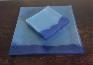 Niet of onleesbaar gesigneerd - GLAZEN DESIGN PRESENTEER-SET kopen? Bied vanaf 1!