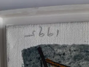 Wim Zurne - Zeefdruk op doek, in houten baklijst, 26/30 kopen? Bied vanaf 40!