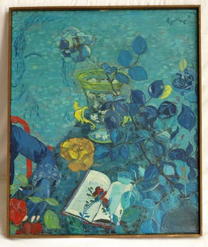 Suzanne Maniet - Naïeve kunst , Olieverf op doek , Un Rêve (“Een droom”) – ingelijst – 1962 kopen? Bied vanaf 100!