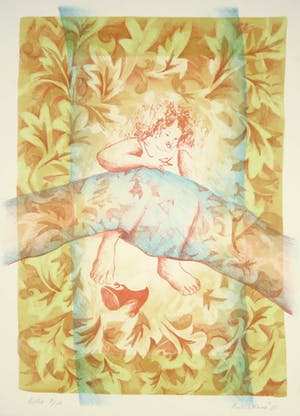 Bertha Haak - Litho, Zonder titel kopen? Bied vanaf 1!