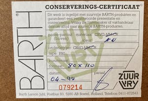 Elmar Gille - Ets, Epiloog - La Partenza Ingelijst (Groot) kopen? Bied vanaf 130!