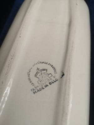 Keramiekfabriek Nimy - Fraai 4 delig Lampetstel, Manifacture Imperiale Royale kaufen? Bieten Sie von 15!