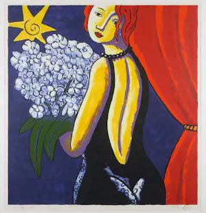 Jacques Tange - Zeefdruk, Last performance - Ingelijst (Groot formaat) kopen? Bied vanaf 100!