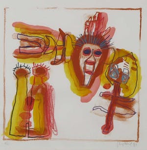 Geert Vrijdag - Litho, Zonder titel - Ingelijst kopen? Bied vanaf 50!