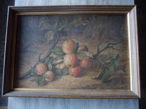 Niet of onleesbaar gesigneerd - Tak met appels kopen? Bied vanaf 1!