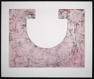 Yoka Voorbach - Ets, Het middelpunt van niets? (Groot) kopen? Bied vanaf 1!