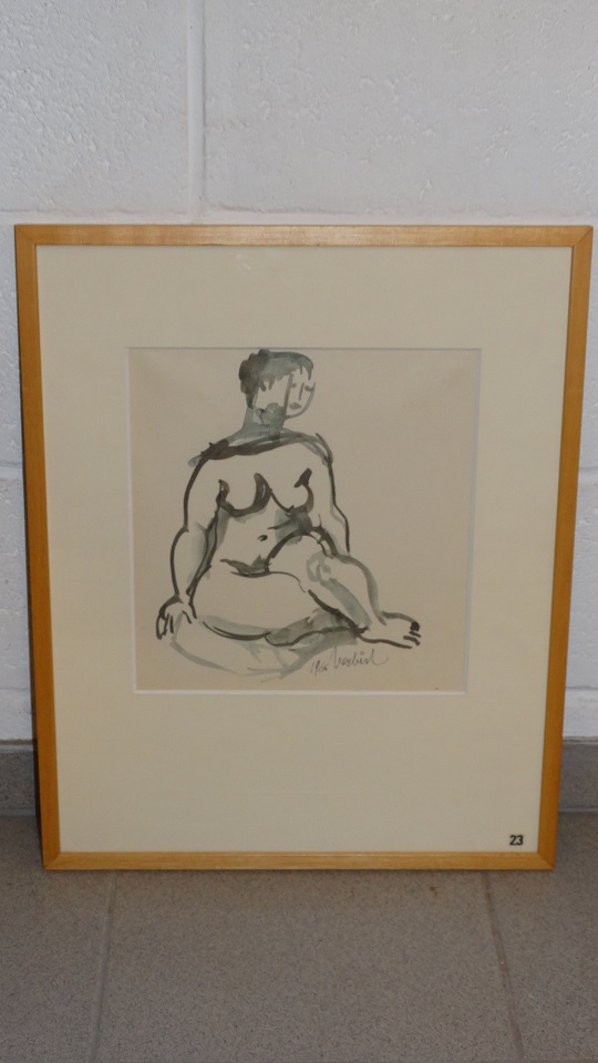 Maurits Verbist - "naakte dame" verkocht voor € 200!