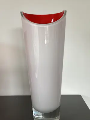 Royal Leerdam - BATMAN Vaas rood/wit kopen? Bied vanaf 59!