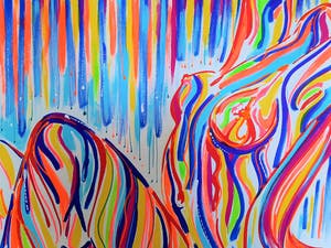 Elena Polyakova - ELVA - Abstract body art kopen? Bied vanaf 125!