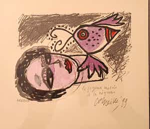 Corneille - La Negresse - gesigneerd - ingelijst - 200 ex. verkocht voor € 1!