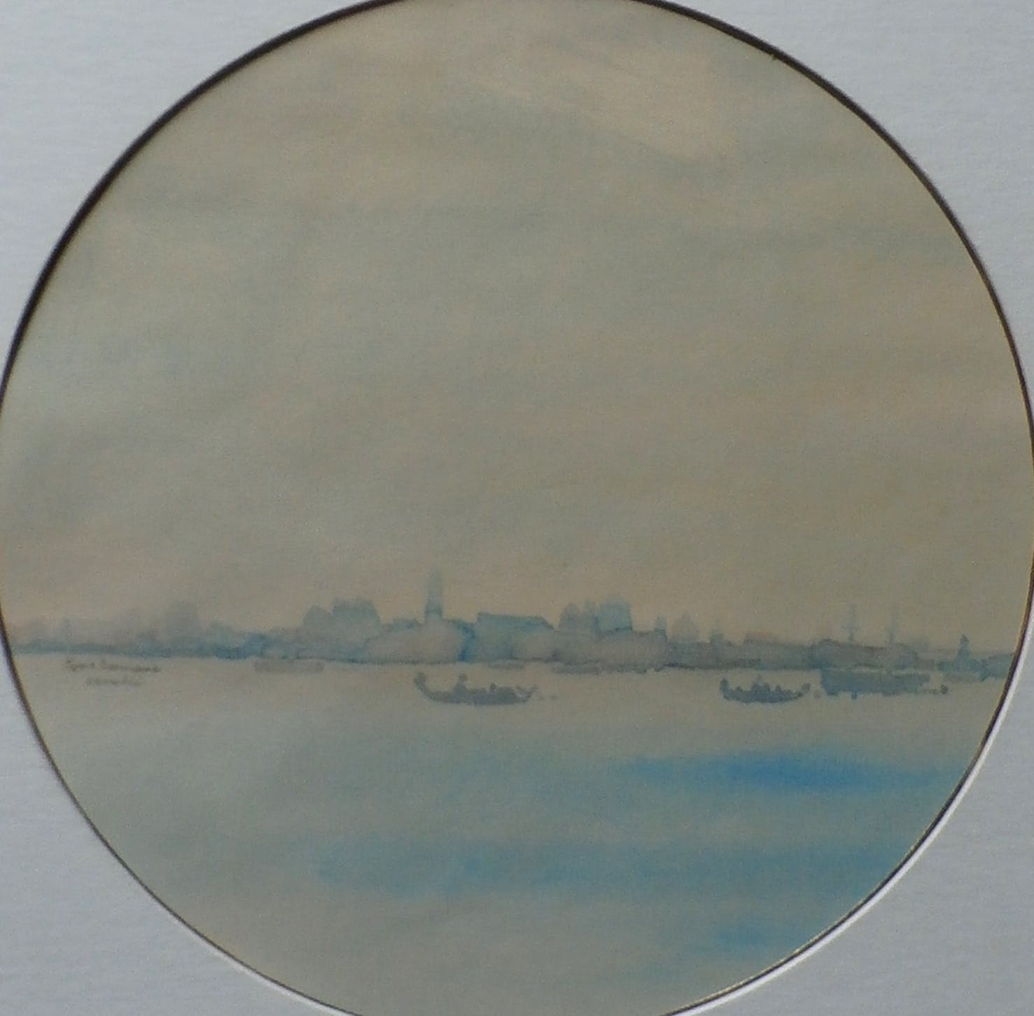 Poppe Damave - Aquarel - Venetie kopen? Bied vanaf 45!