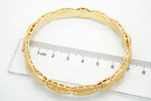 50-  Fraai bewerkte 20kt gouden armband - Arabisch filigrain - gefaseerd model kopen? Bied vanaf 560!