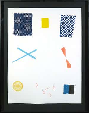 JCJ Vanderheyden - Gemengde druktechniek, Zonder titel - Ingelijst verkocht voor € 200!