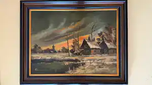 Rick Theunissen - Landschapschilderij zonsondergang kaufen? Bieten Sie von 100!